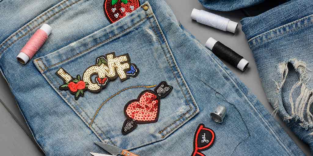 How To Attach Patches On Clothes learn to sew patches on clothes to