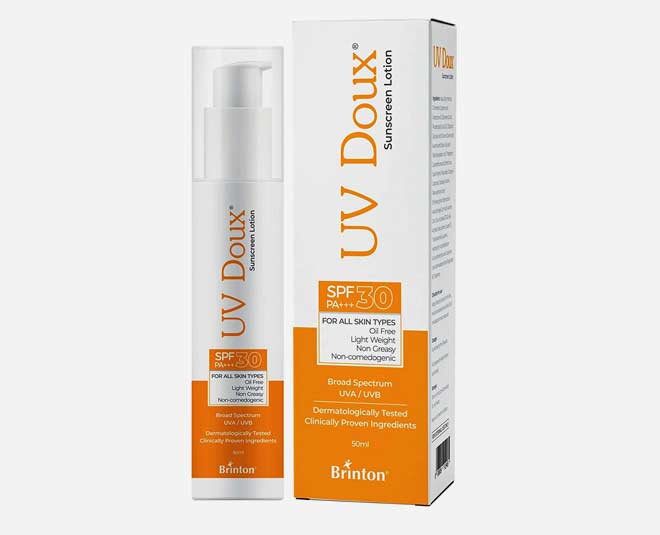 brinton uv doux suncreen for oily skin