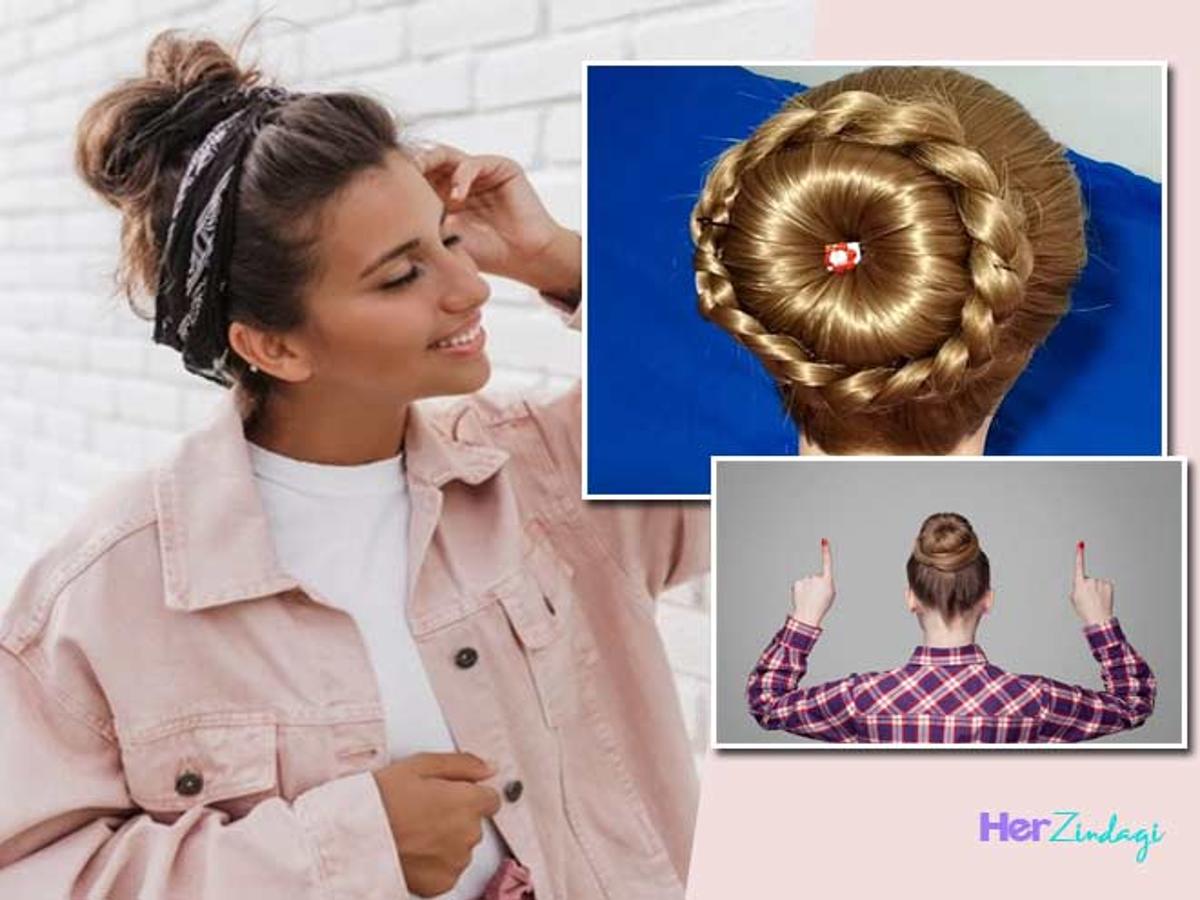 4 Ways To Style Your Natural Hair In A Bun | HerZindagi