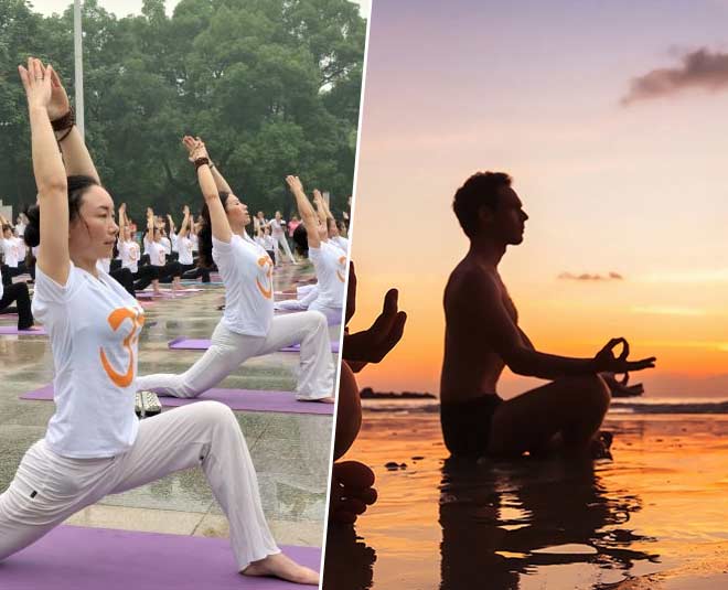 china and india yoga