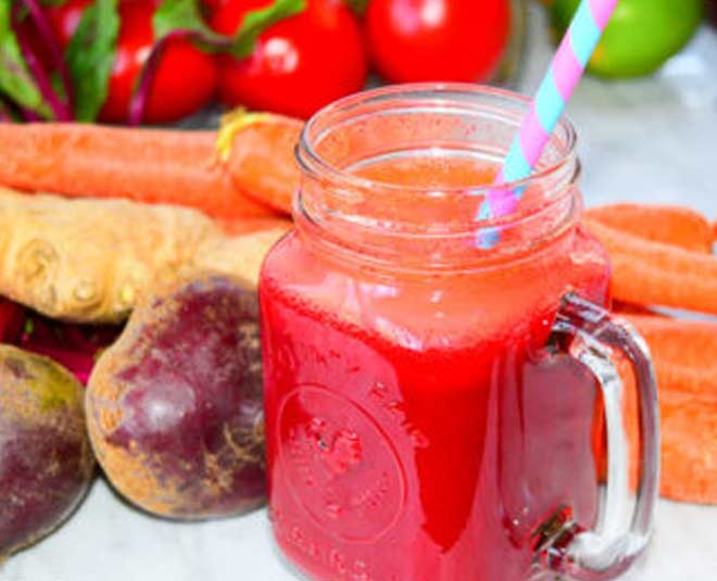 drink of beet and carrot