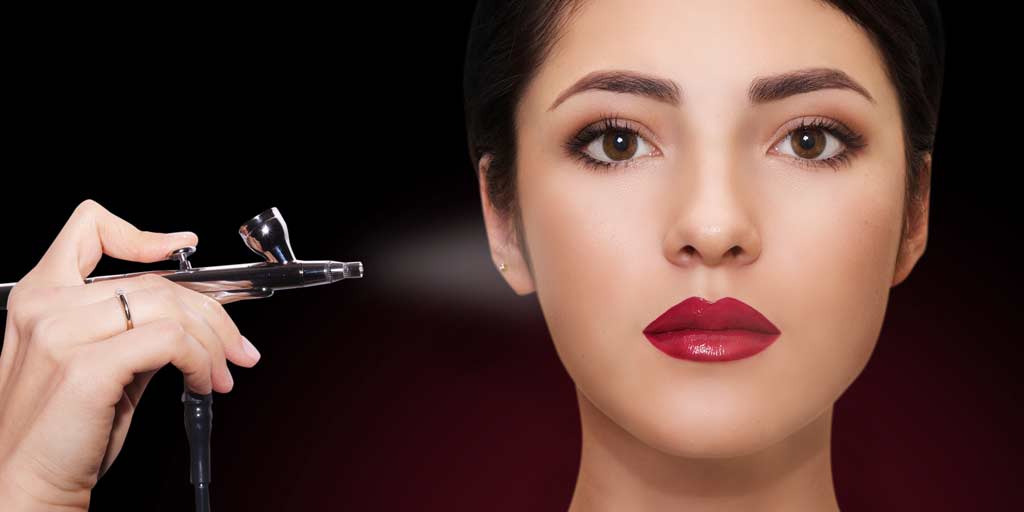 How to Apply Airbrush Makeup with no Spray Gun in hindi बिना स्प्रे गन