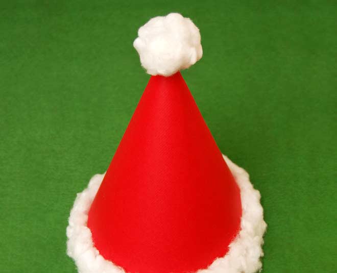 how to make paper christmas caps