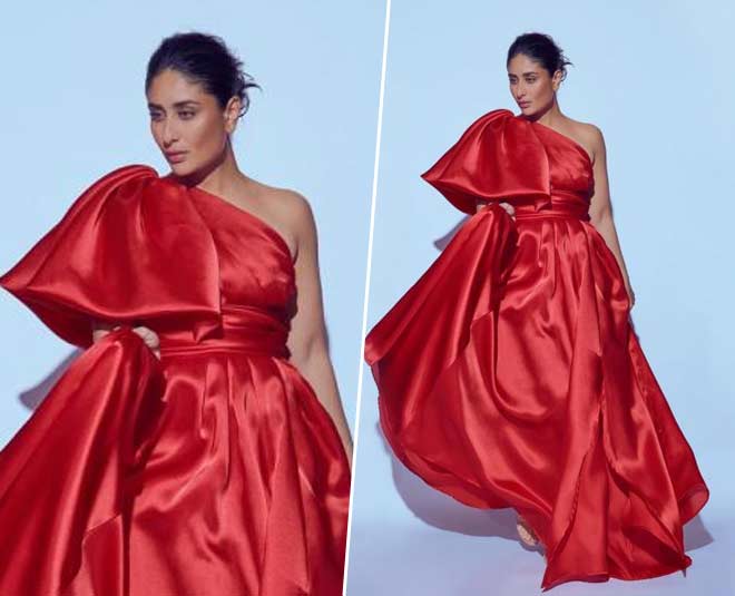 kareena kapoor red gown look