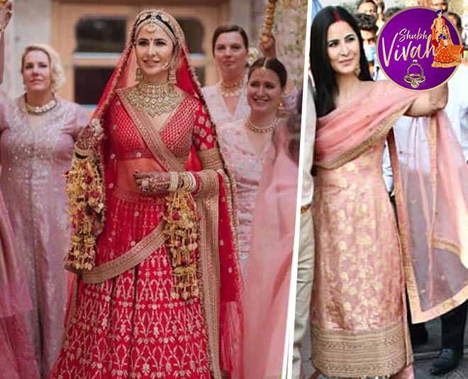 From Mehendi outfit to Wedding lehenga: All about Katrina Kaif-Vicky  Kaushal's wedding ensembles | Times of India
