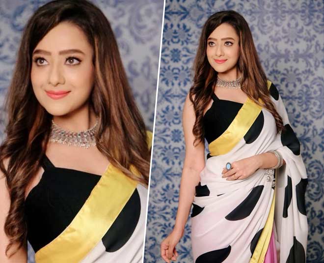 कैजुअल साड़ी लुक madalsa chakraborty looks