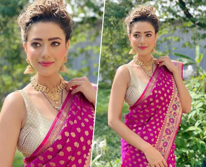 कॉटन सिल्क साड़ी madalsa sharma chakraborty
