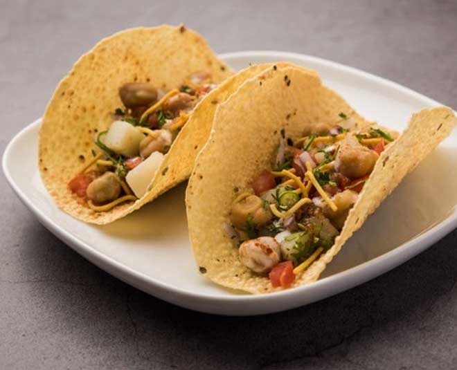 namkeen papad chaat recipe
