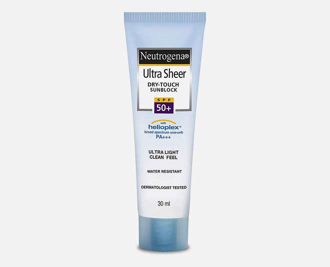 nutregena ultra sheer dry touch sunscreen for oily skin