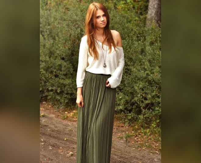 off sholder with skirt