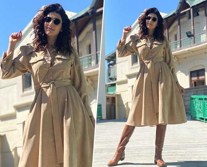 overcoat karishma tanna winter looks