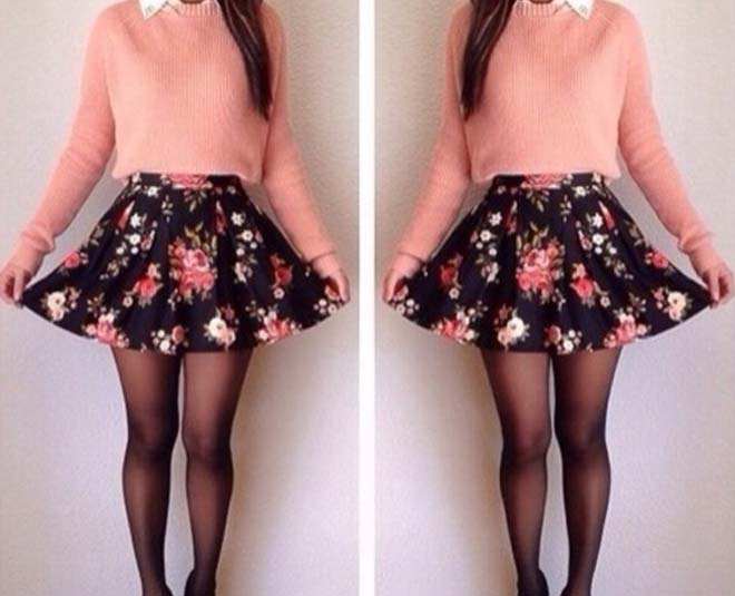 skater skirt outfit ideas