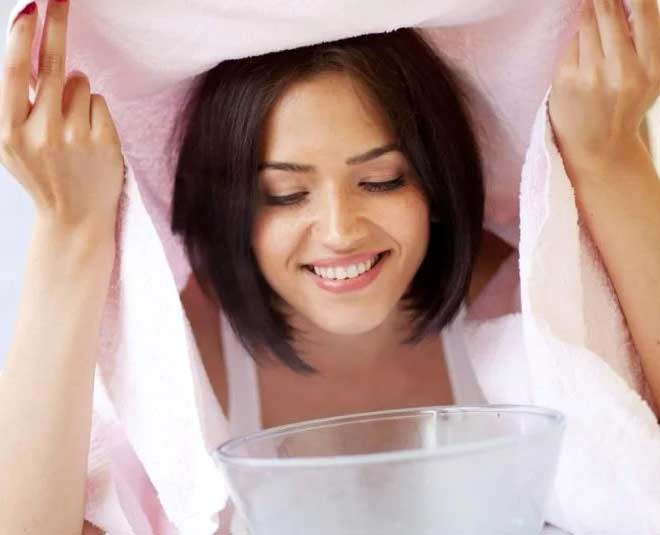 steaming mini facial