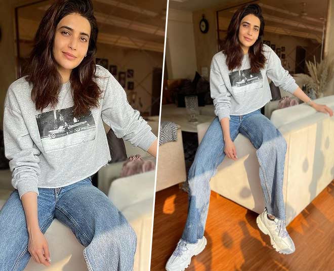 sweatshirt karishma tanna winter looks