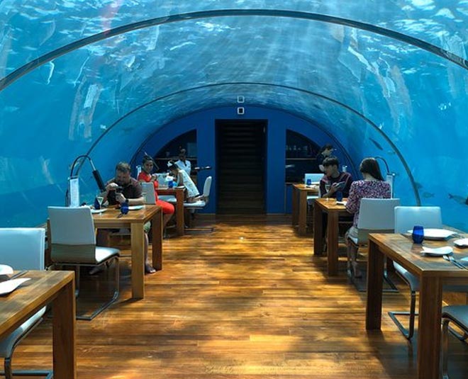 underwater dining in maldives