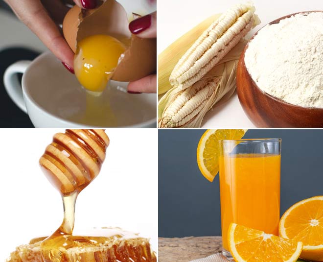 corn flour honey pack