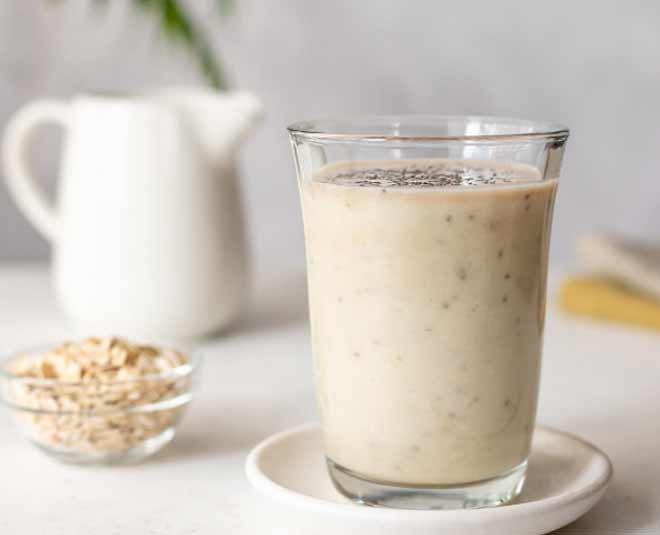 flaxseeds smoothie inside 