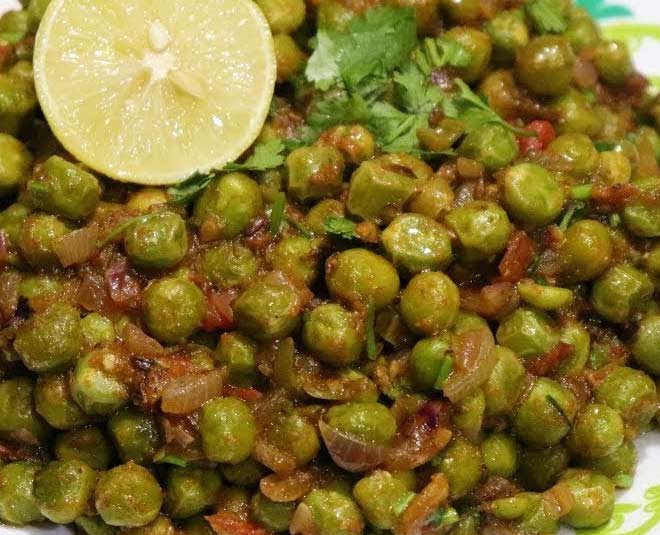 green peas chaat