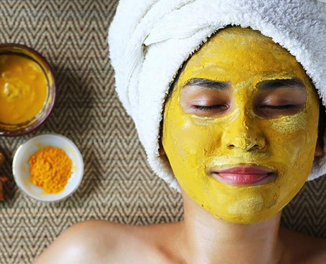 haldi stains on face