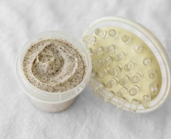 homemade scrub inside 