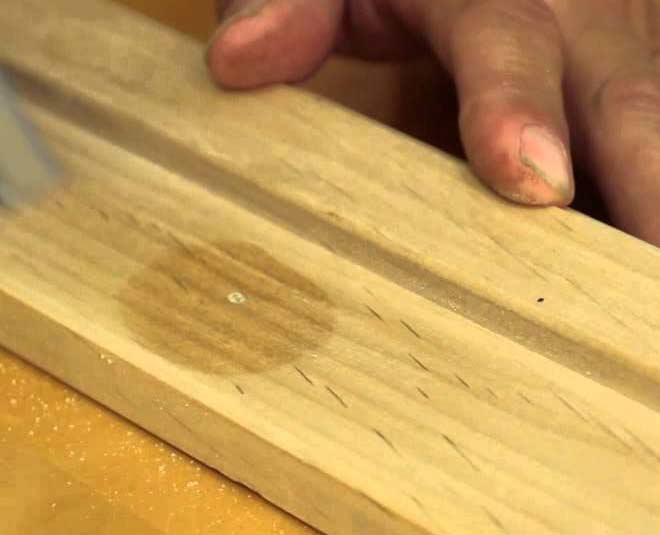how remove oil stain on furniture inside 