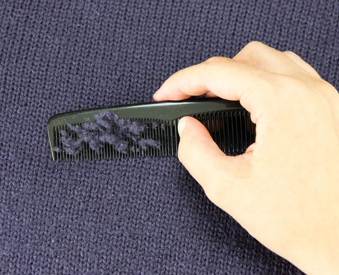 How to remove lint from woolen clothes
