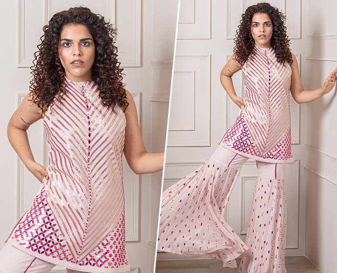 sharara outfit for sangeet