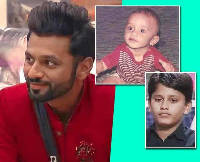 unseen childhood pictures rahul vaidya