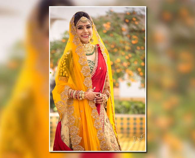 Here's How To Colour Coordinate Both Bridal Dupattas To Complete