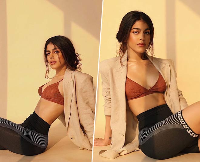 Alaya Furniturewala Takes Her Jeans, With A Lace Bodysuit To The