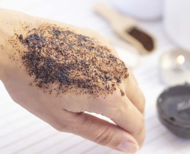 coffee hand scrub
