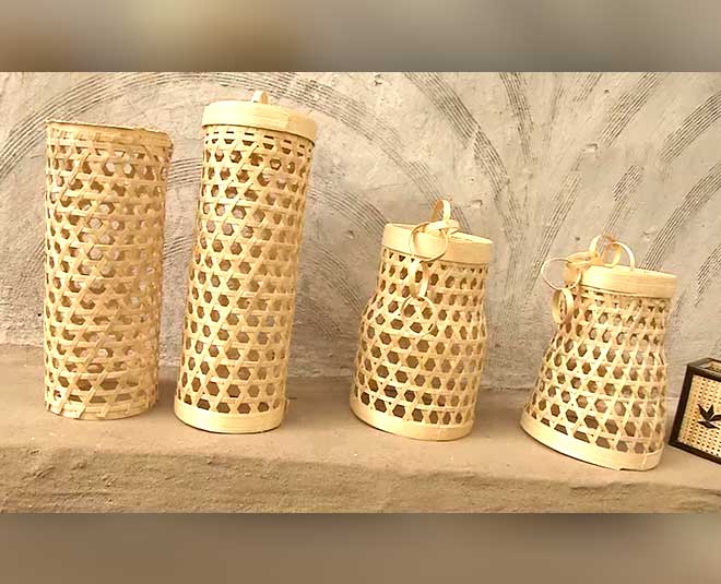 jitan devi jharkhand women hand crafted eco friendly bamboo products inside 