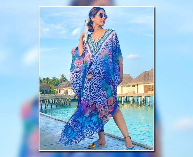 कलरफुल कफ्तान kaftan dress hina