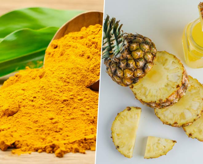 pineapple turmeric mask