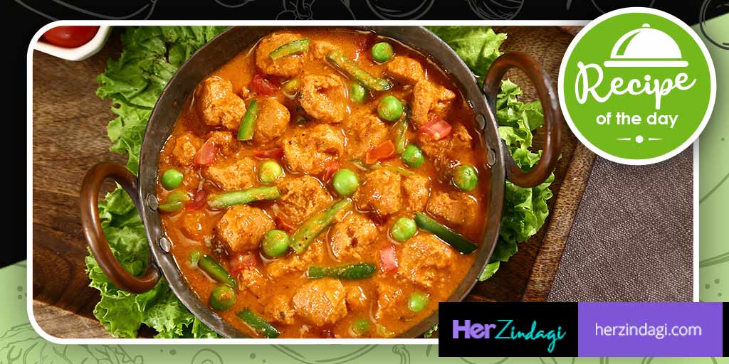 Soya Chunks With Green Peas Curry Easy Recipe In Hindi soya chunks