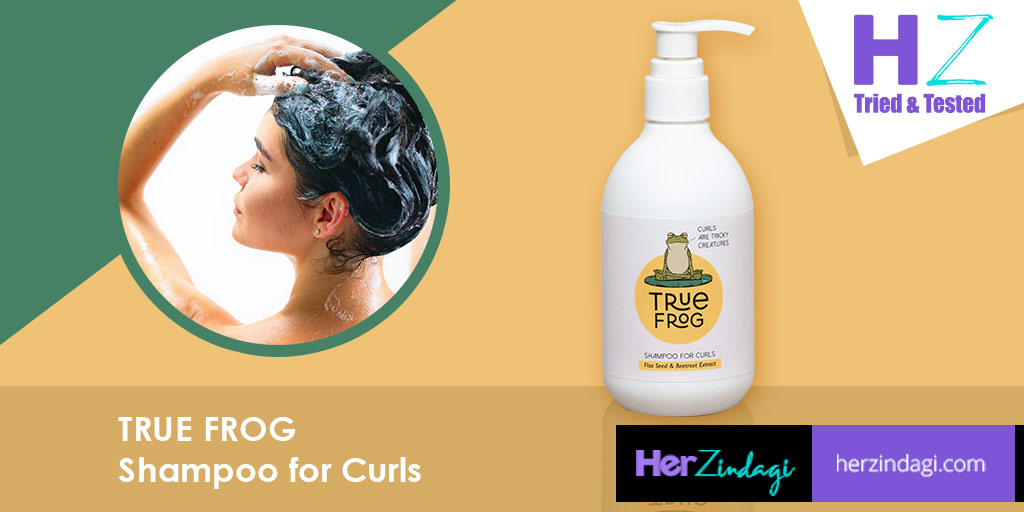 HZ Tried & Tested True Frog's Shampoo For Curls With Flax Seed, Beetroot Extracts Detailed