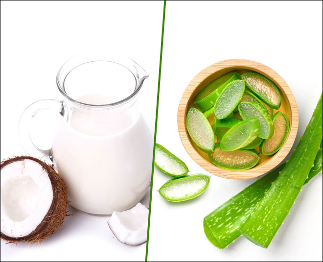 coconut milk and aloe vera for hair detox