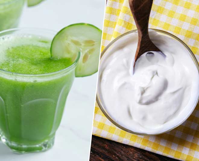 cucmber juice and curd