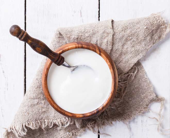 homemade hair mask with curd