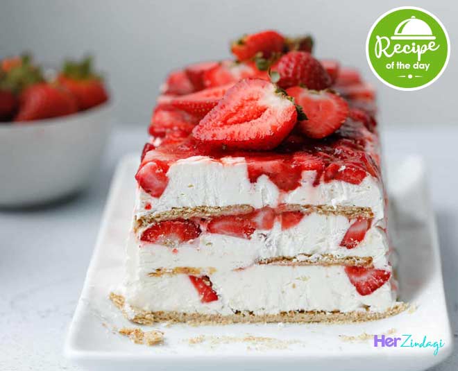 Check Out This Easy Recipe To Prepare Strawberry Icebox Cake