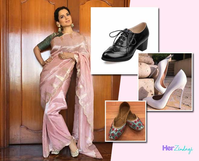Shoes with Saree – 10 Best Footwear to go with Saree | Sari