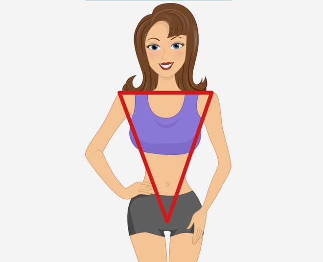inverted triangle body shape