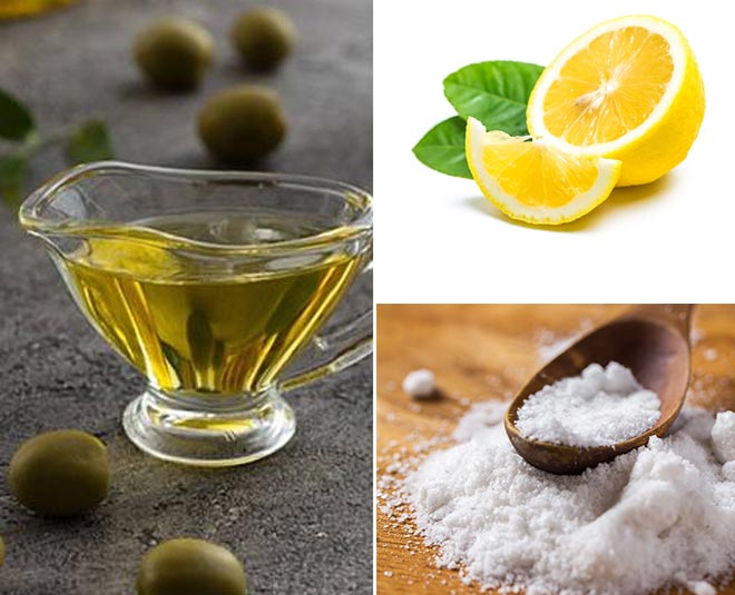 lemon olive oil scrub