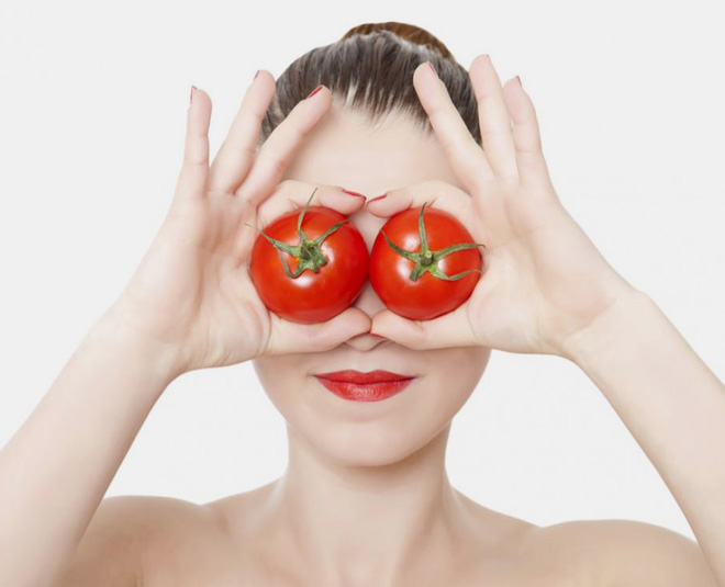 skin care and tomato
