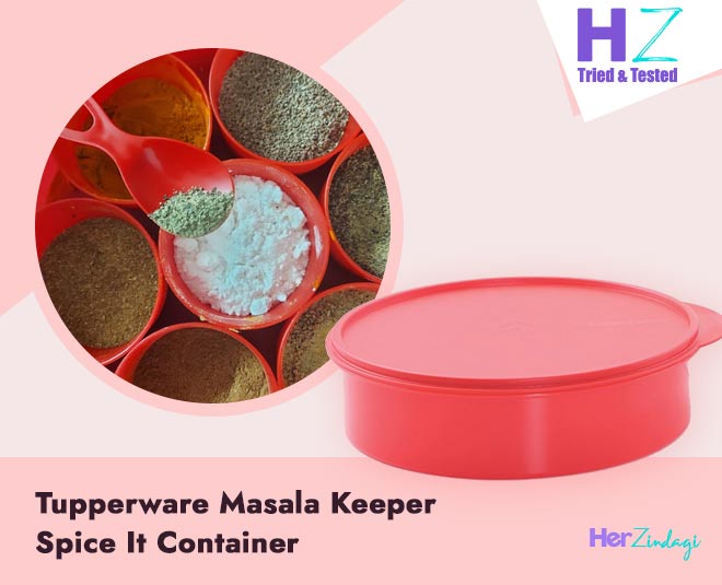 tupperware masala box spice container