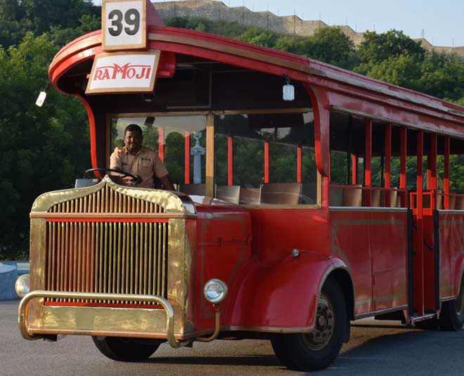 vintage bus tour ramoji film city