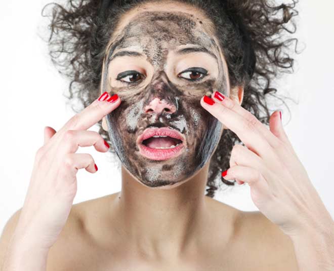 activated charcoal face pack inside