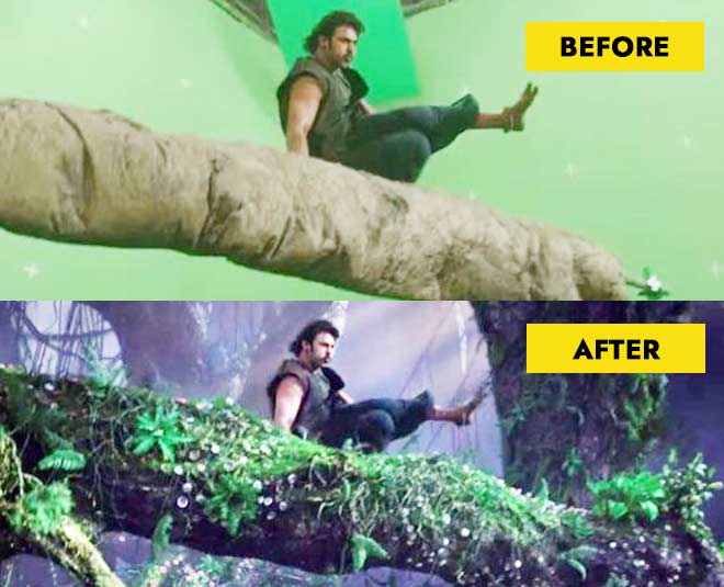 'बाहुबली' फिल्म का जंगल- bahubali jungle scene vfx