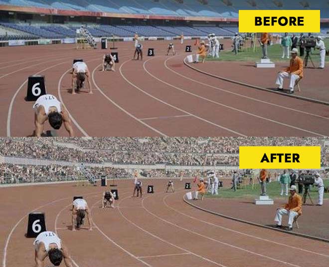 'भाग मिल्खा भाग' के VFX सीन्स- bhaag milkha bhaag race scnese