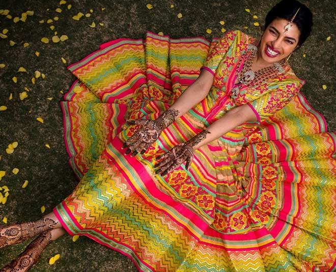 Take Some Mehendi Outfit Inspiration From The Bollywood Brides